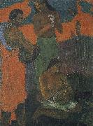 Paul Gauguin Motherly love oil